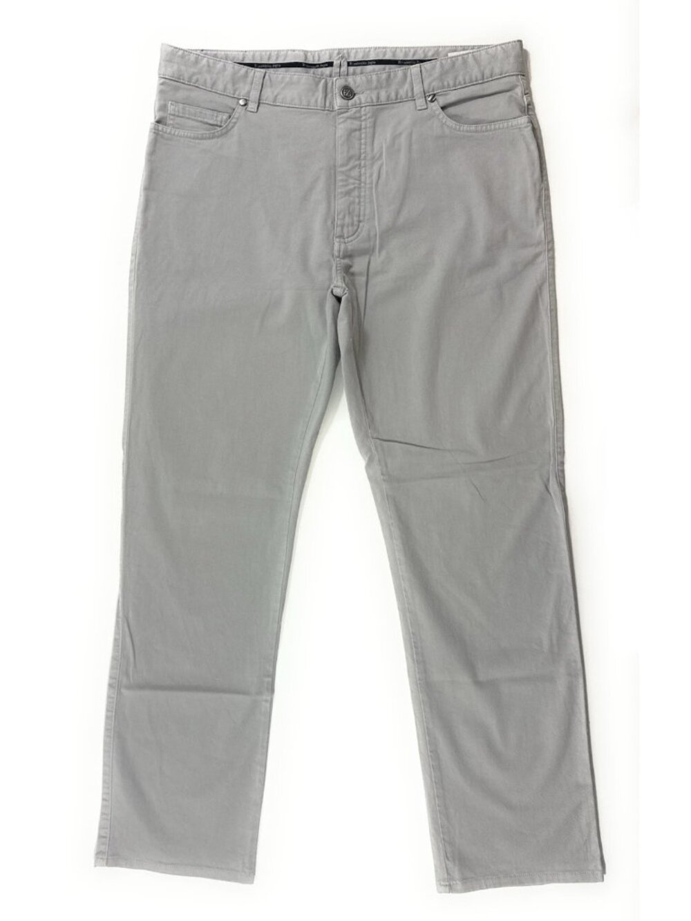 Ermenegildo Zegna Mens Jeans Cotton Stretch 5 Pocket Pants Size 38 (36x31) Gray